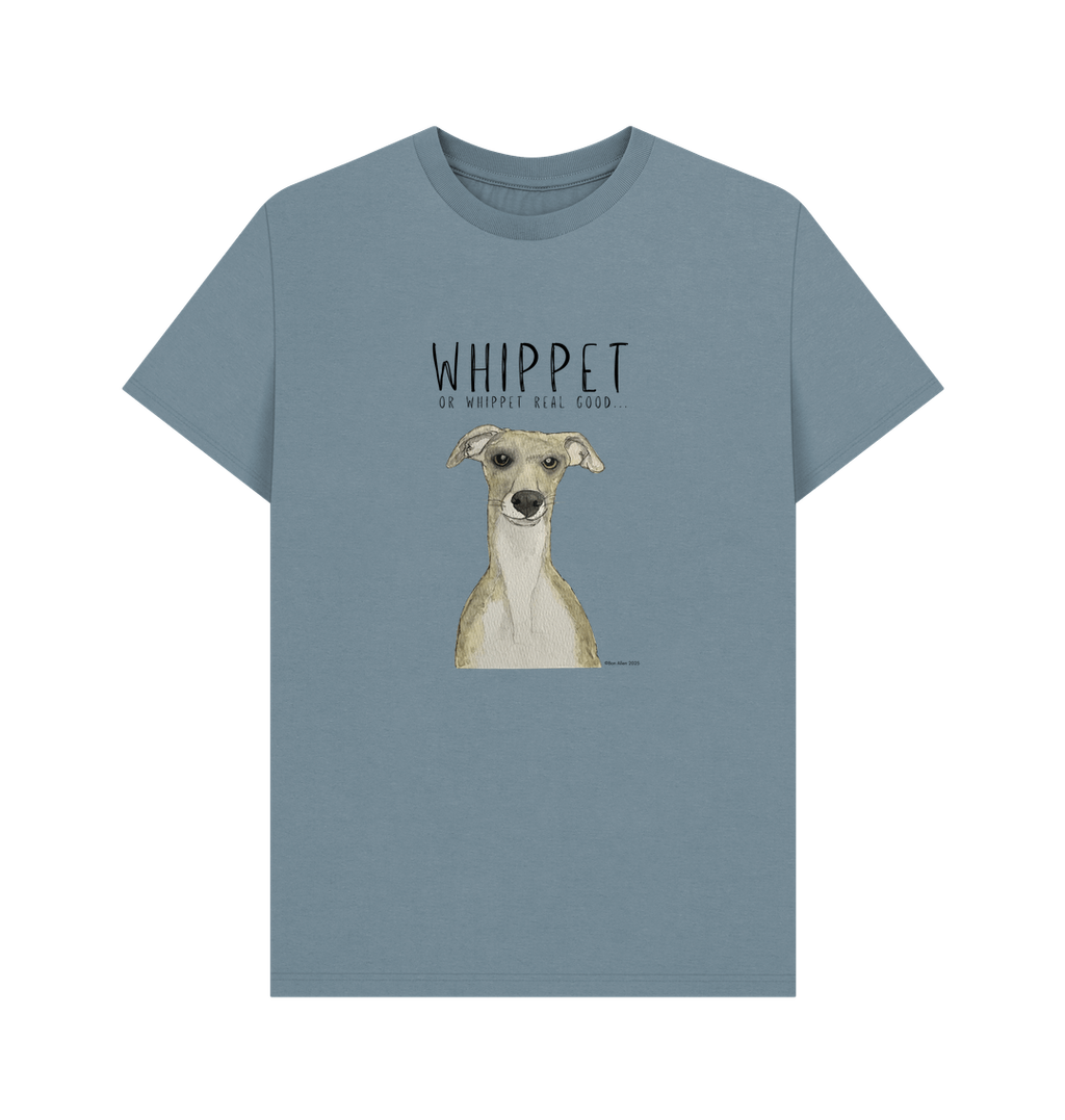 Organic Cotton Whippet Lover Tee Ethical and Soft