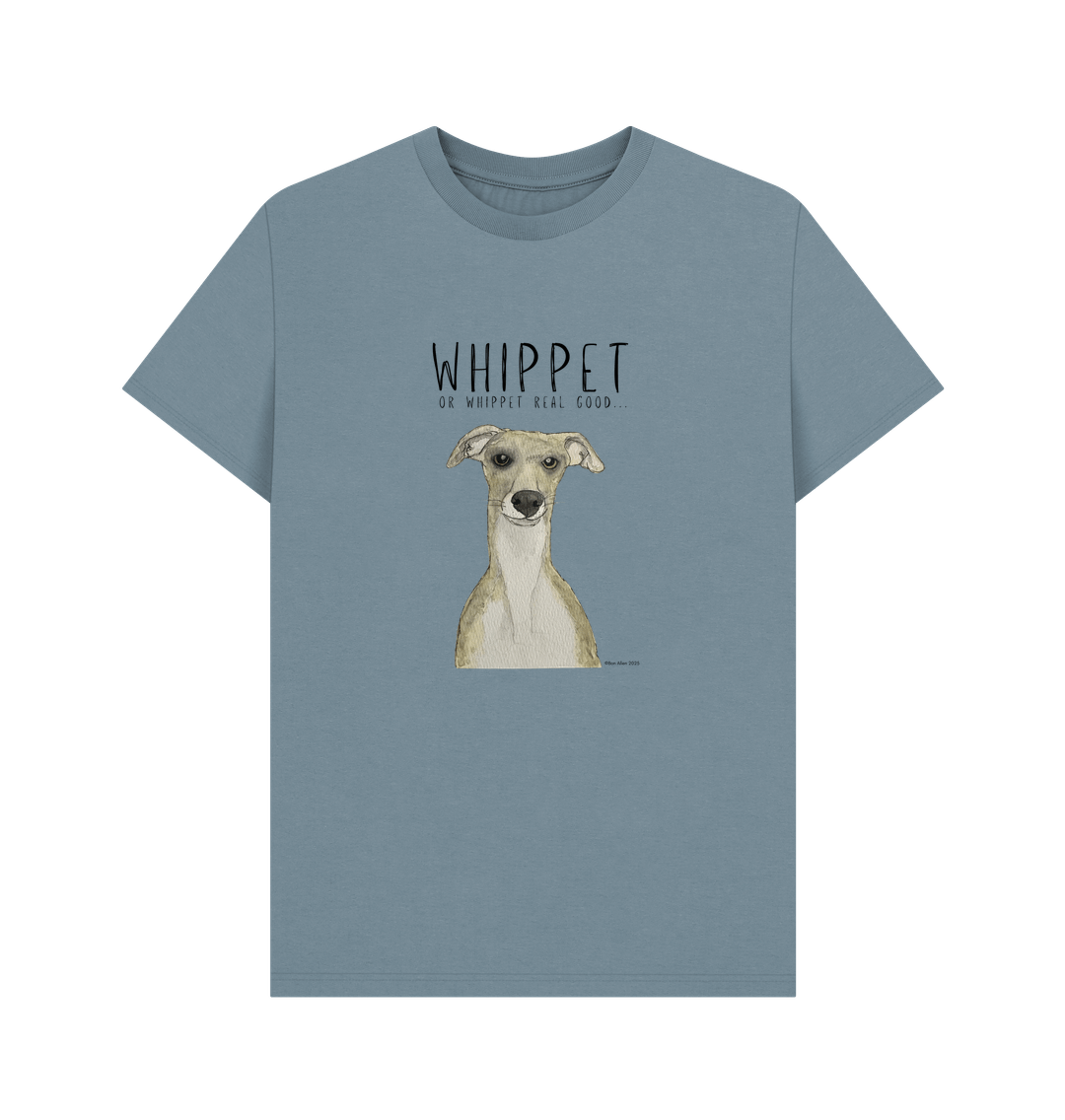 Organic Cotton Whippet Lover Tee Ethical and Soft