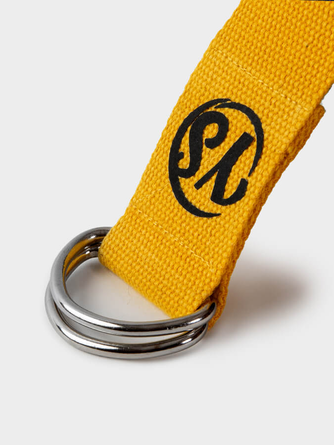 Organic Cotton D-Ring Yoga Belt Strap 2.5m