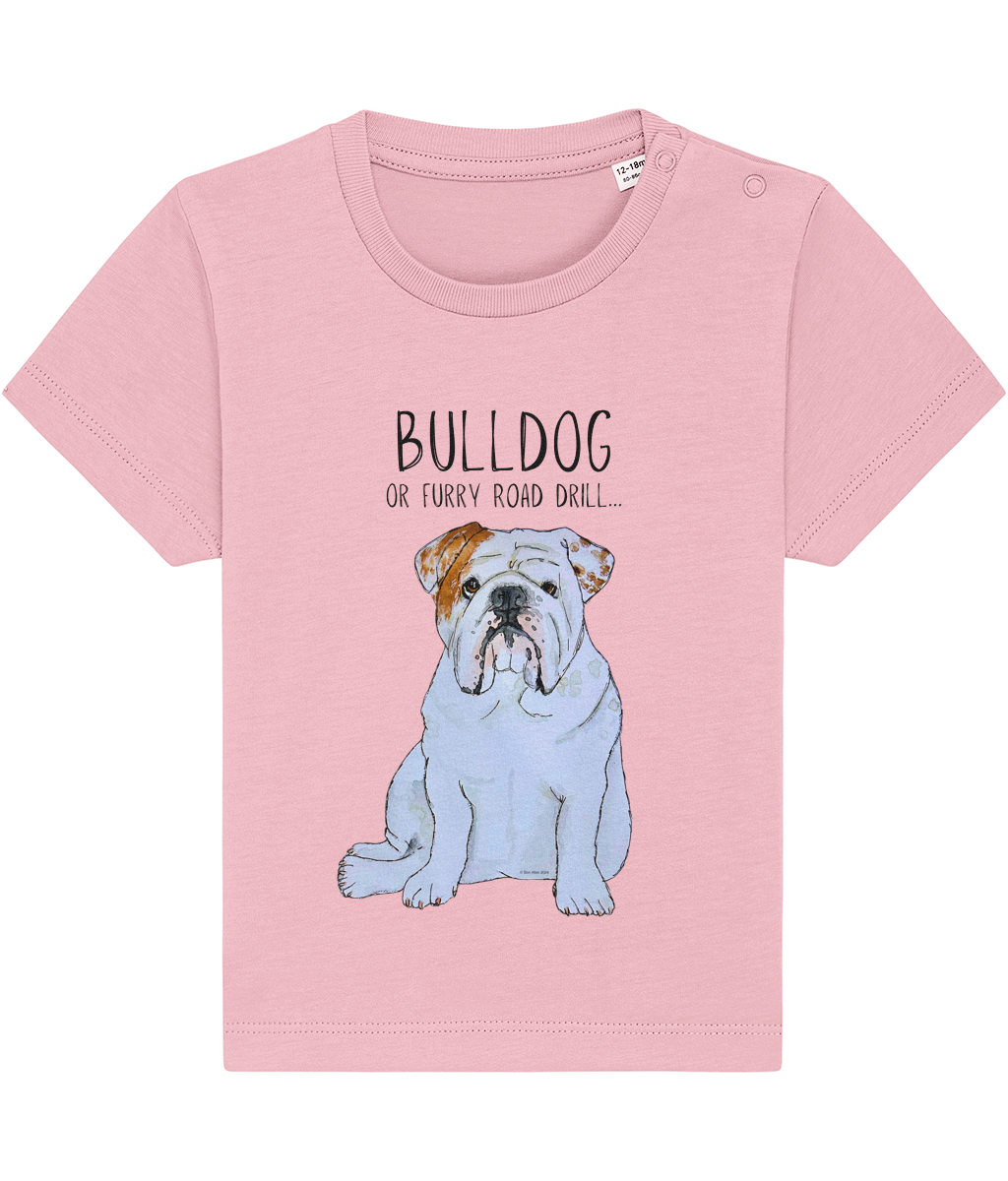 Bulldog Baby T-Shirt for Little Rebels