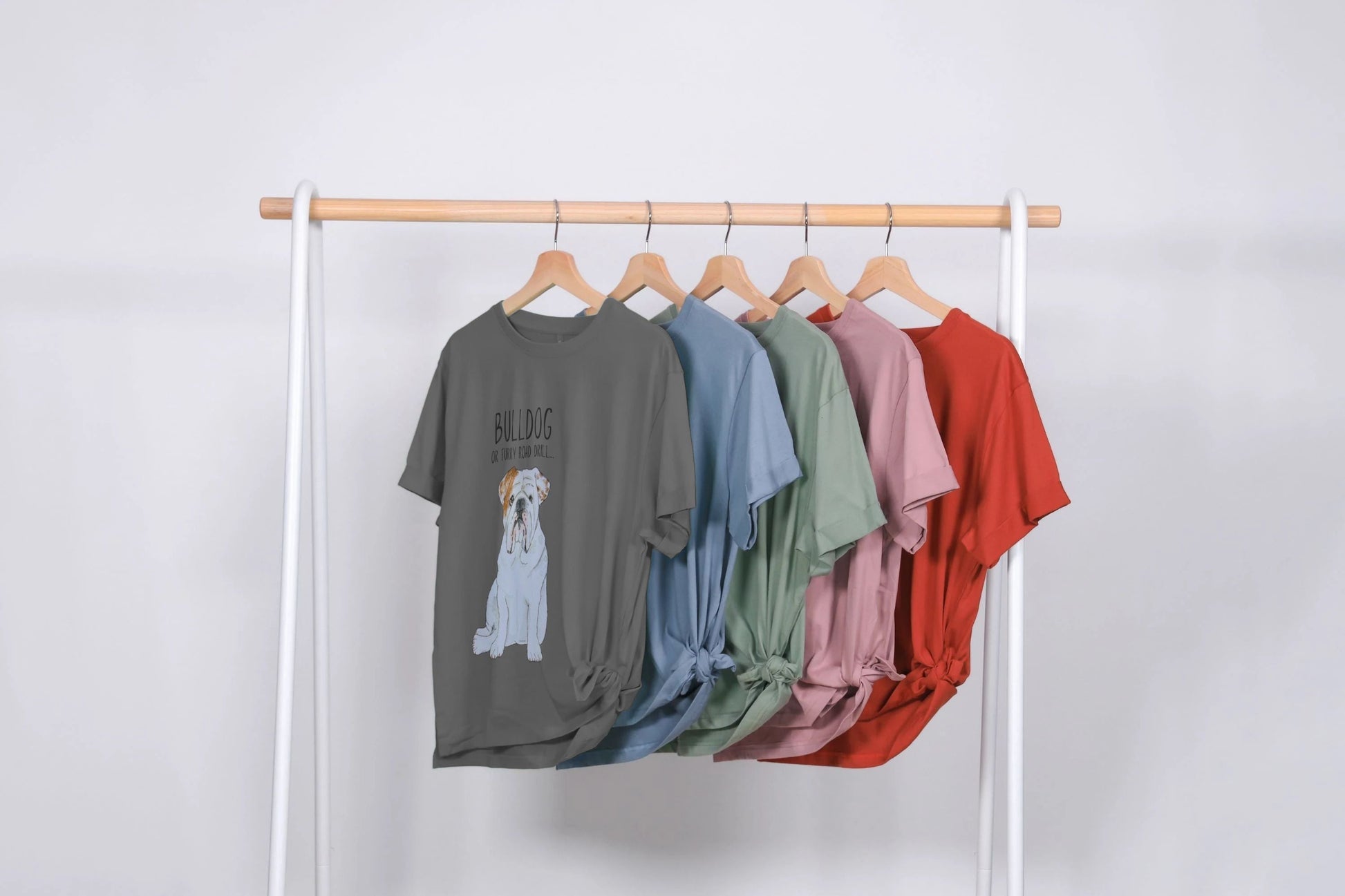 Bulldog Chic Women's T Shirt Furry Road Print