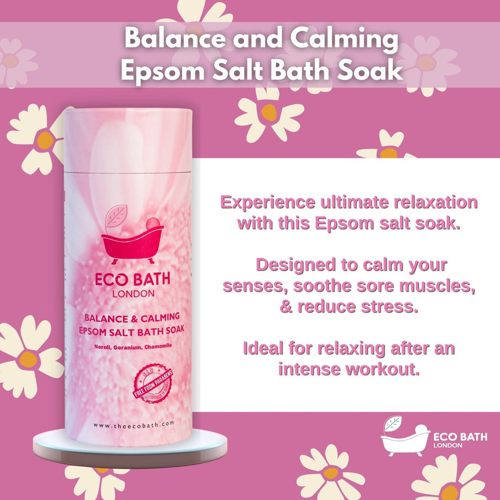 Eco Bath London Balance and Calming Epsom Salt Bath Soak - Tube