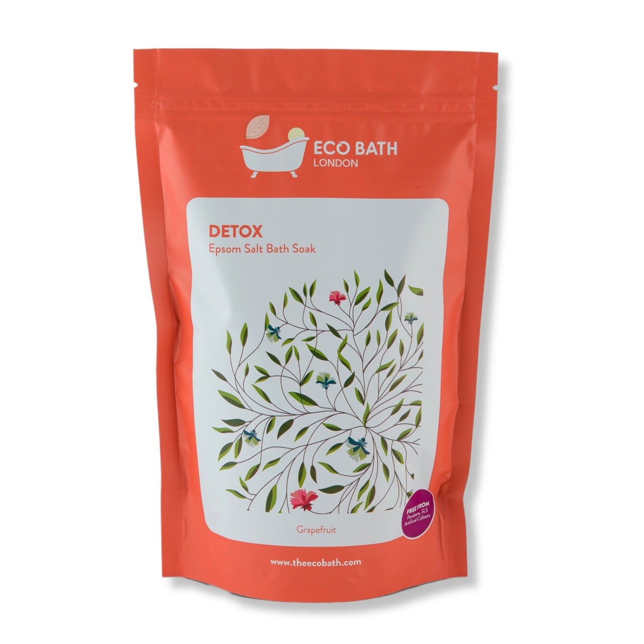 Detox Epsom Salt Bath Soak - 500g and 1000g Pouch