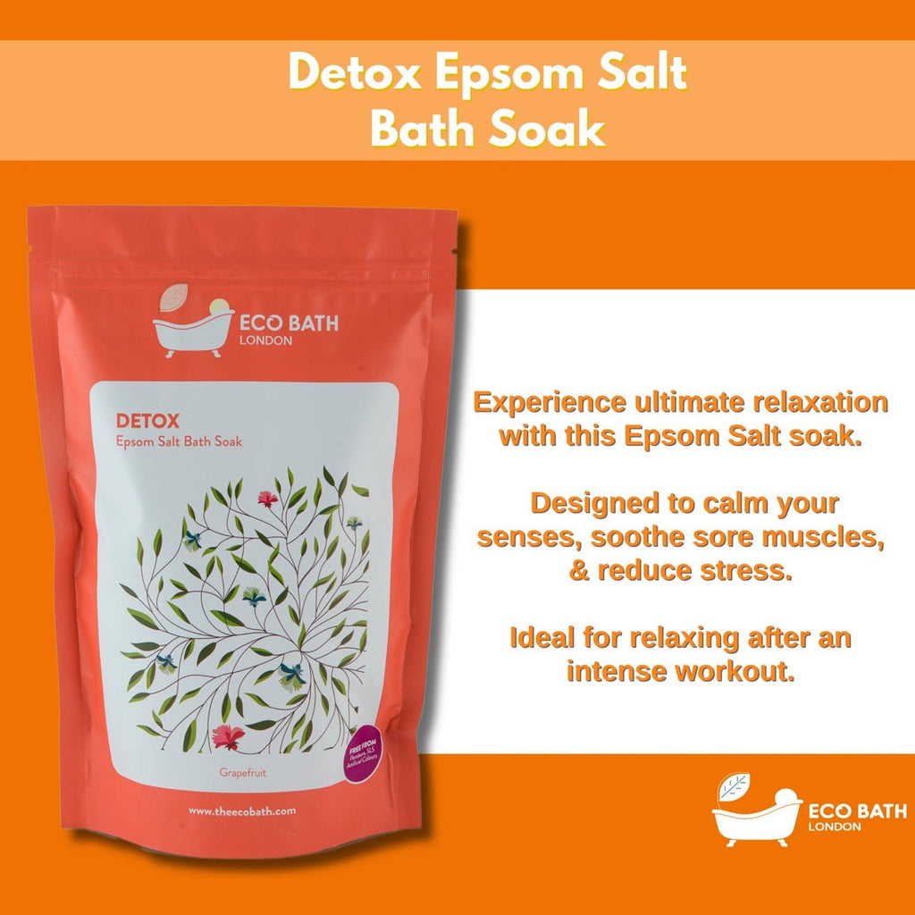 Detox Epsom Salt Bath Soak - 500g and 1000g Pouch