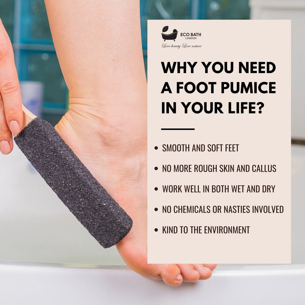 Eco Bath Foot File - Curved Black Pumice