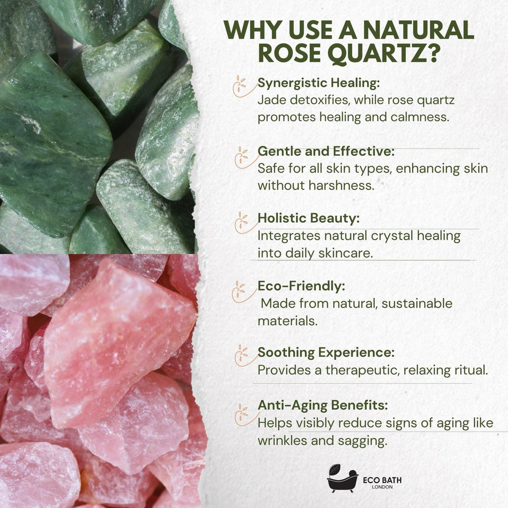 Jade and Rose Quartz Face Roller