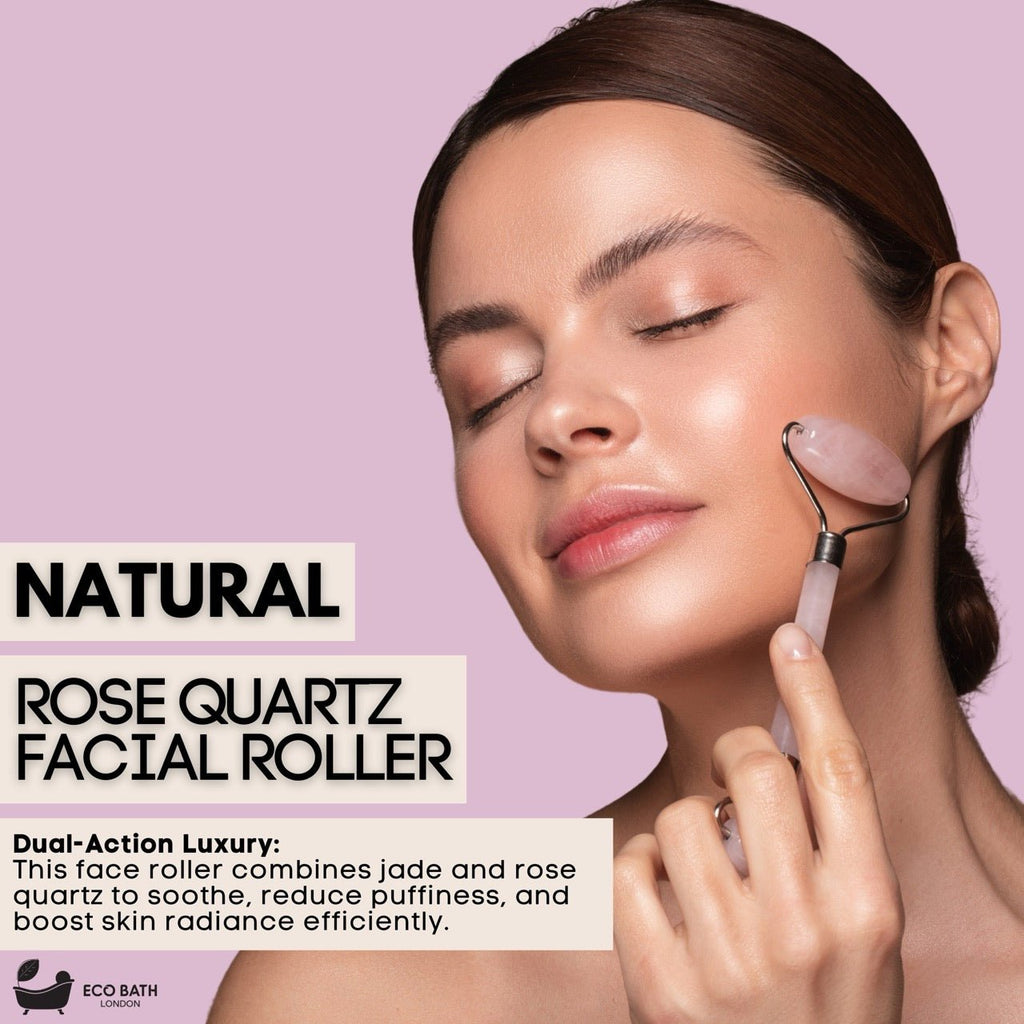 Jade and Rose Quartz Face Roller