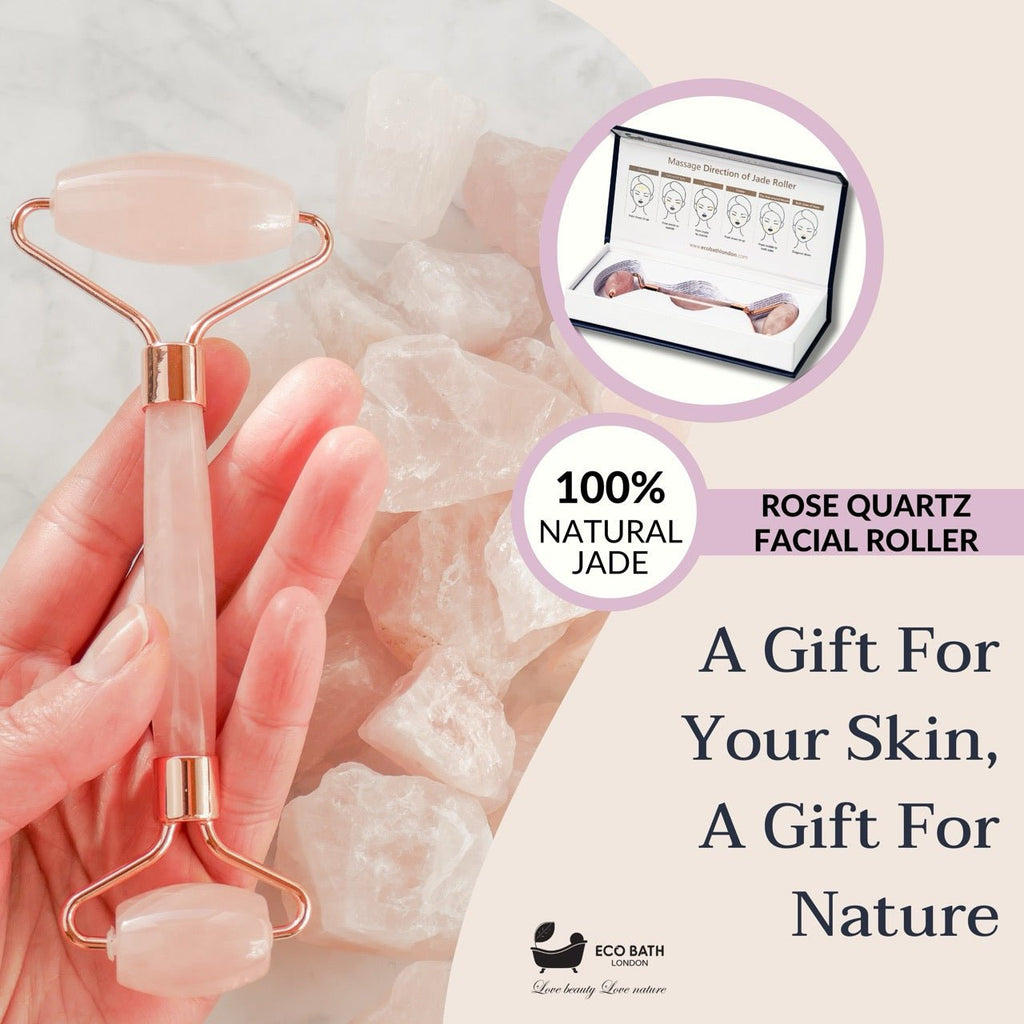 Jade and Rose Quartz Face Roller