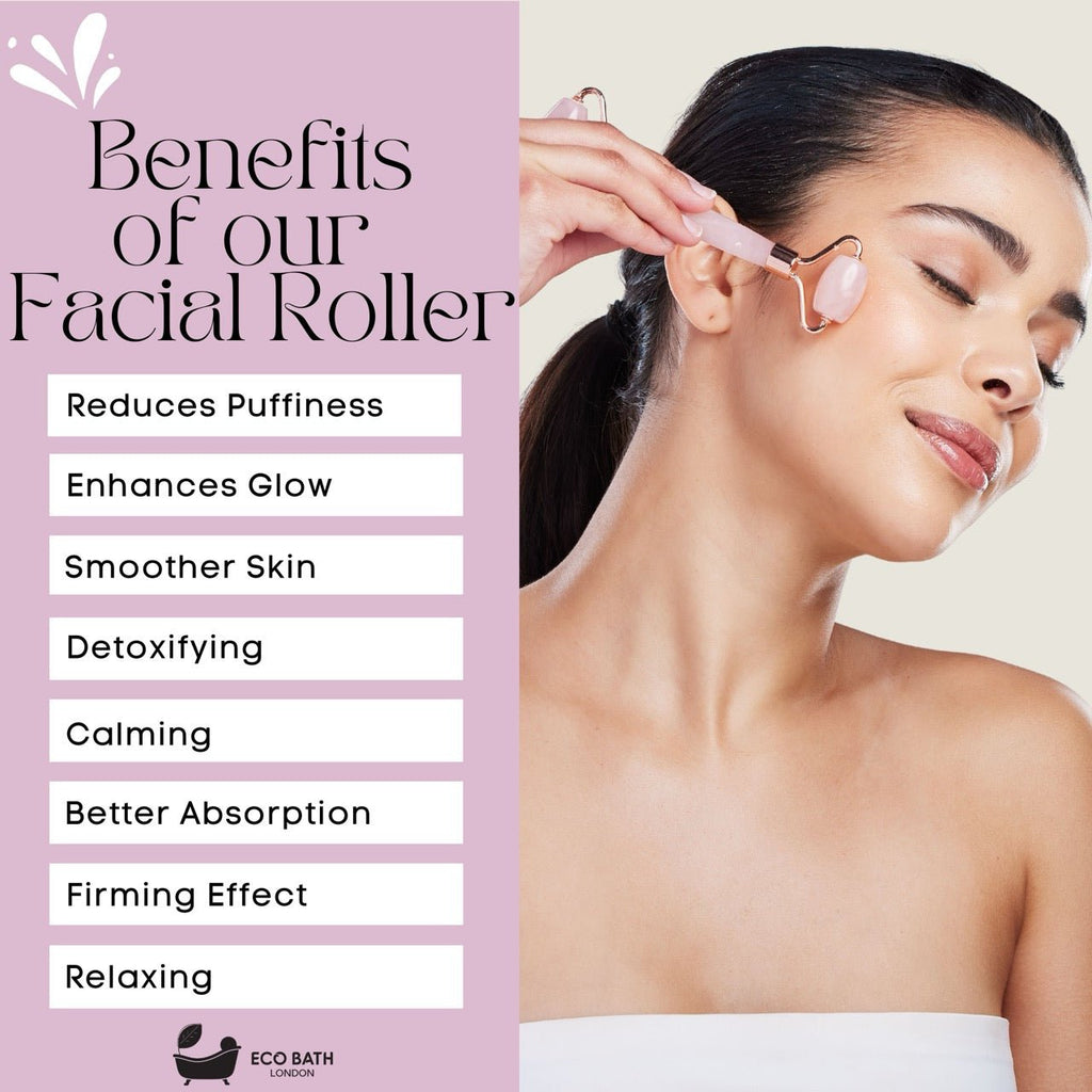 Jade and Rose Quartz Face Roller