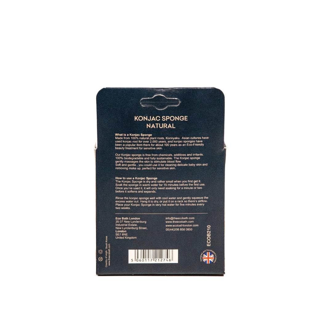 Natural Konjac Charcoal Exfoliating Sponge for Face
