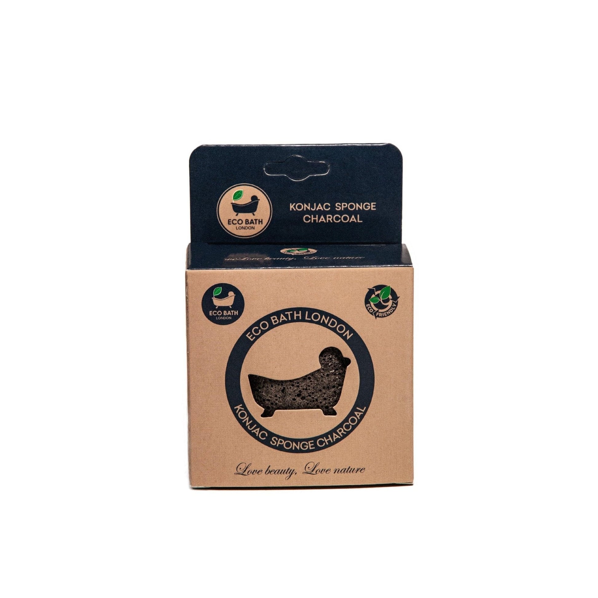 Natural Konjac Charcoal Exfoliating Sponge for Face
