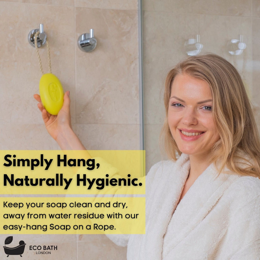 Lime Soap on a Rope with Shea Butter 220g