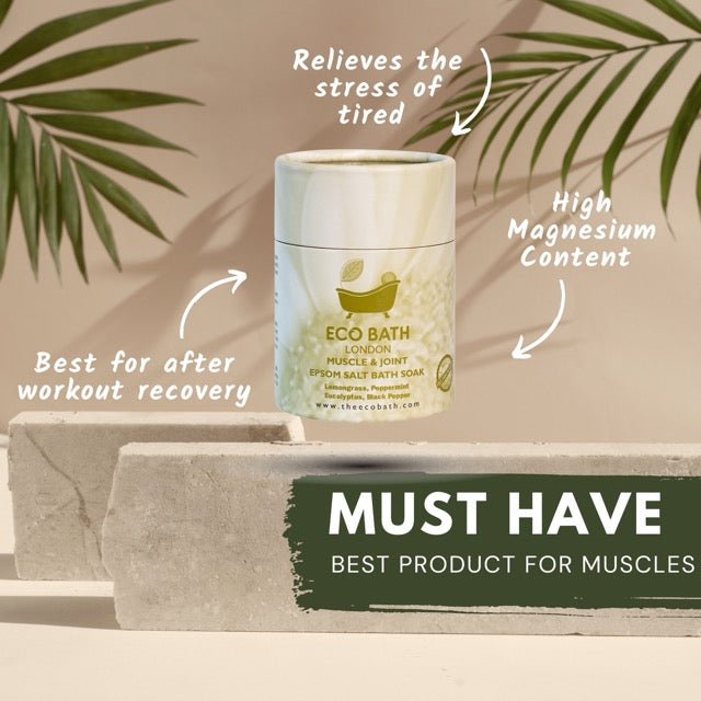 Epsom Salt Gift Set for Muscle Relief, Relaxation and Detox