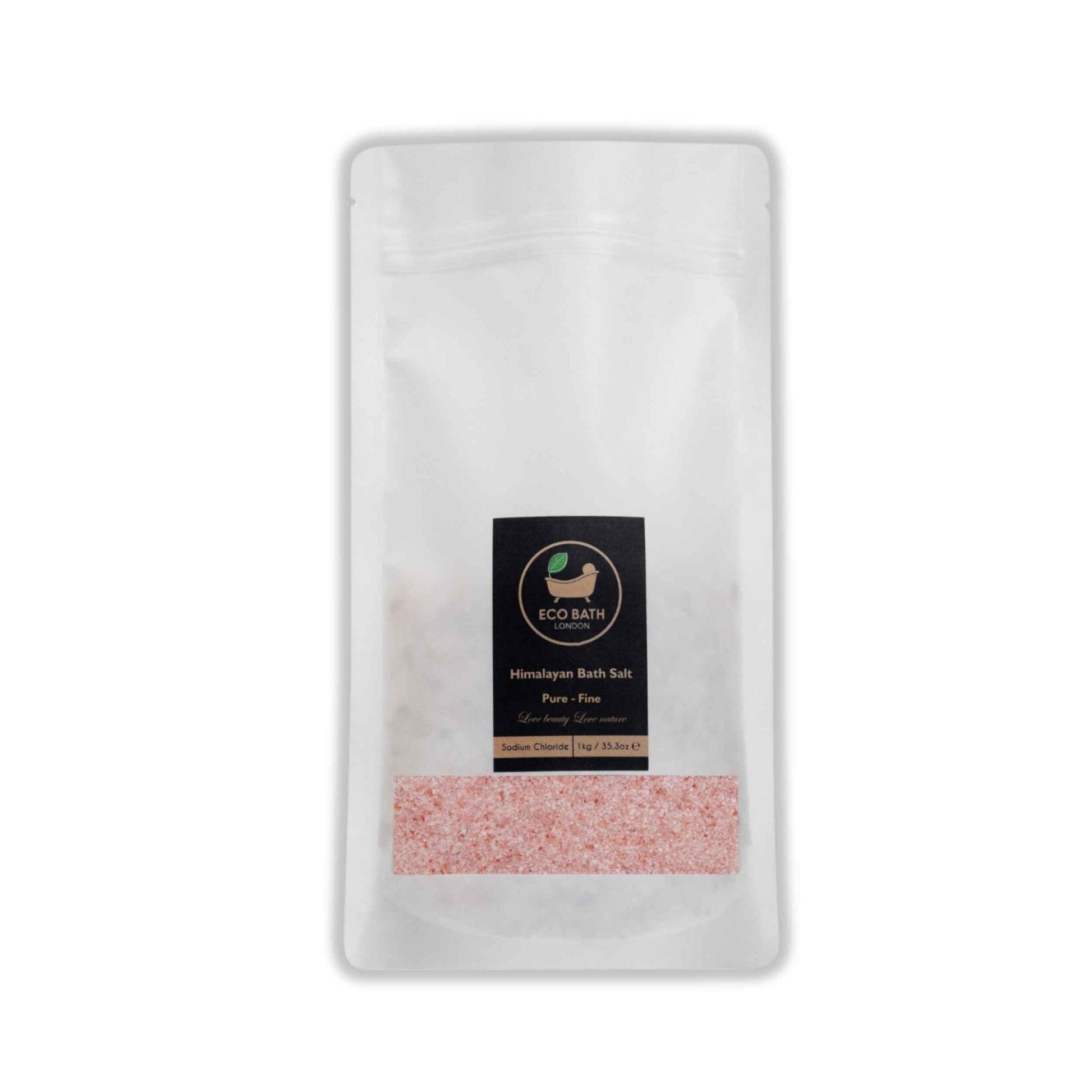 Eco Bath London Himalayan Bath Salt Course Plain - 1 KG