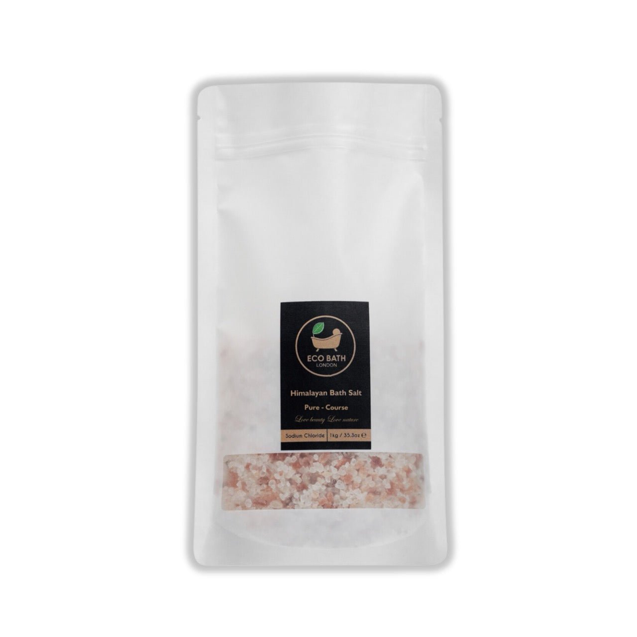 Eco Bath London Himalayan Bath Salt Course Plain - 1 KG