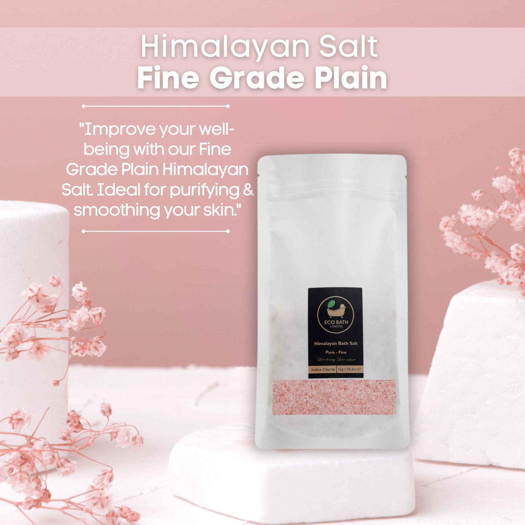 Himalayan Bath Salt Fine Grade 1kg Natural Mineral Rich