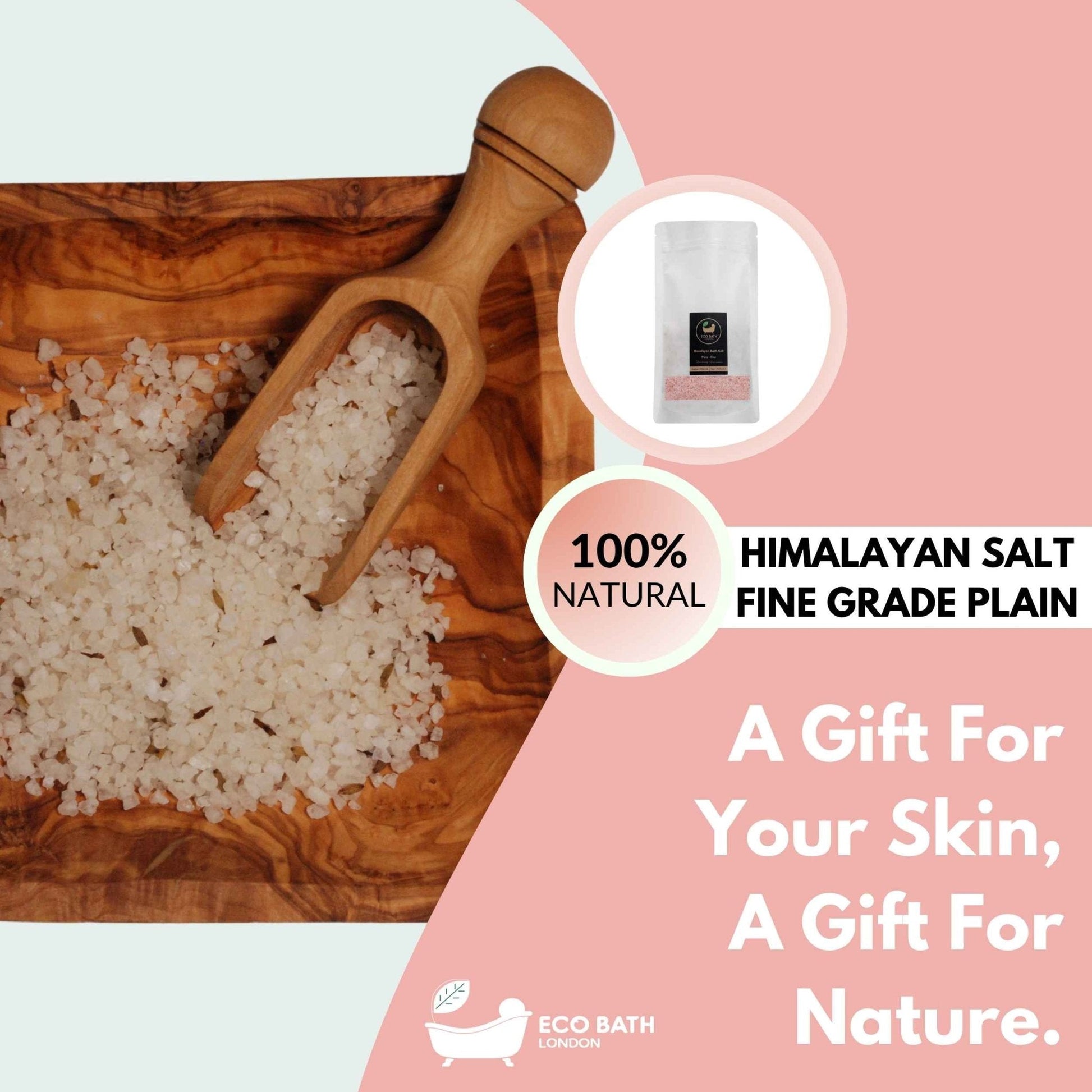 Himalayan Bath Salt Fine Grade 1kg Natural Mineral Rich