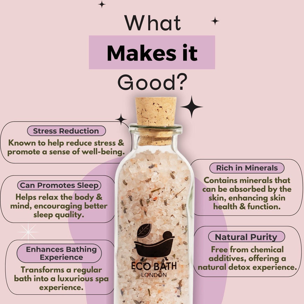 Lavender Pink Himalayan Bath Salt 300g