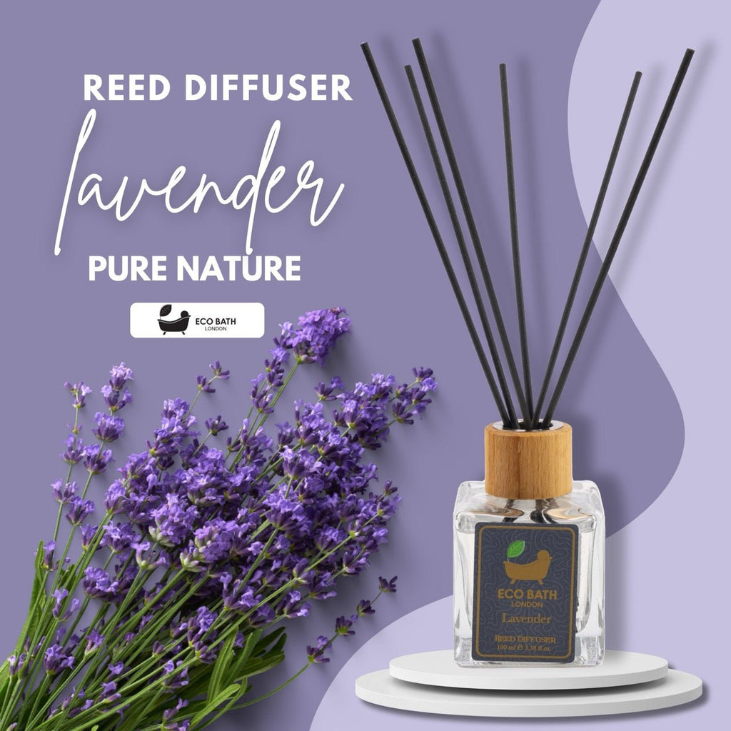 French Lavender Reed Diffuser 100ml Natural Essential Oil Home Fragrance