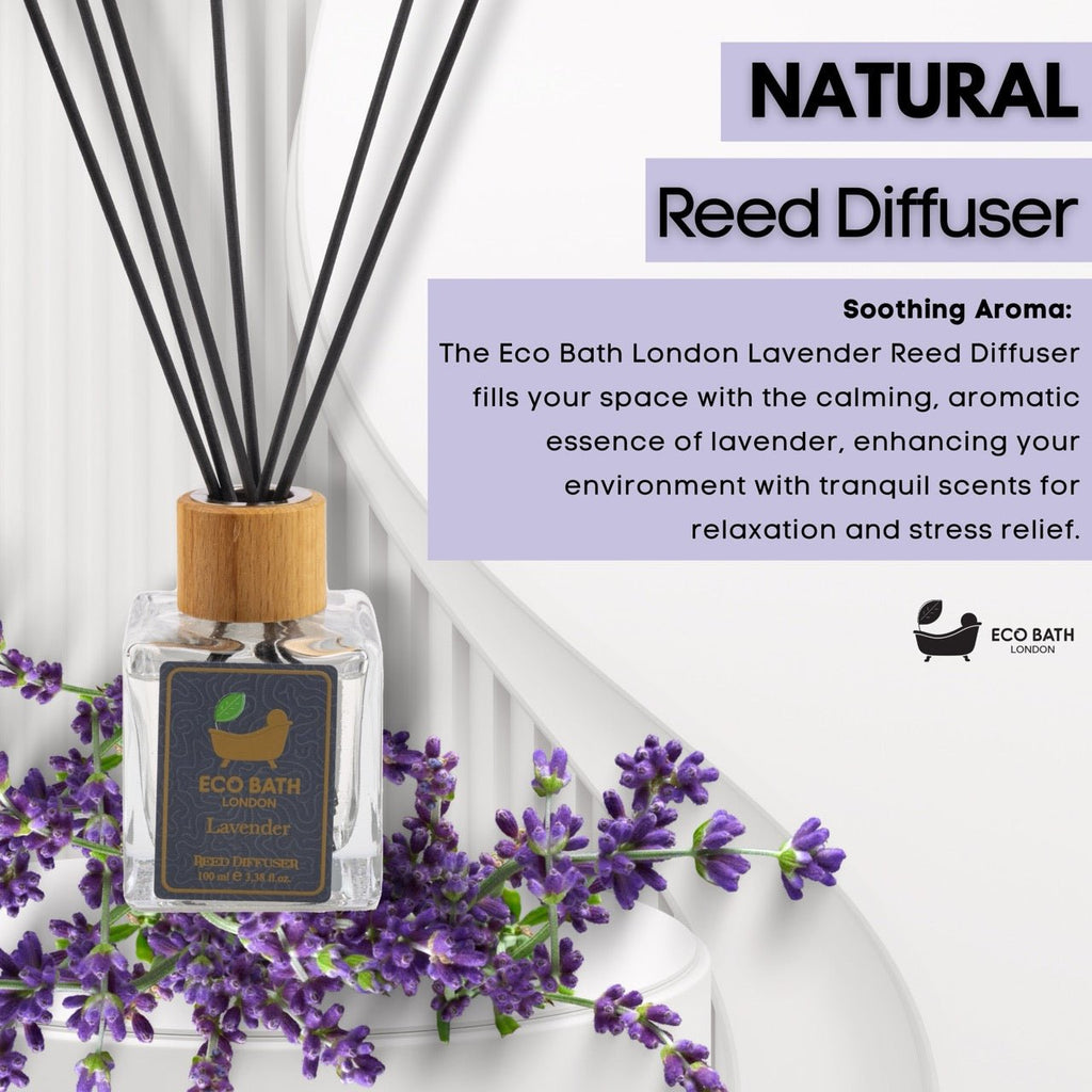 French Lavender Reed Diffuser 100ml Natural Essential Oil Home Fragrance