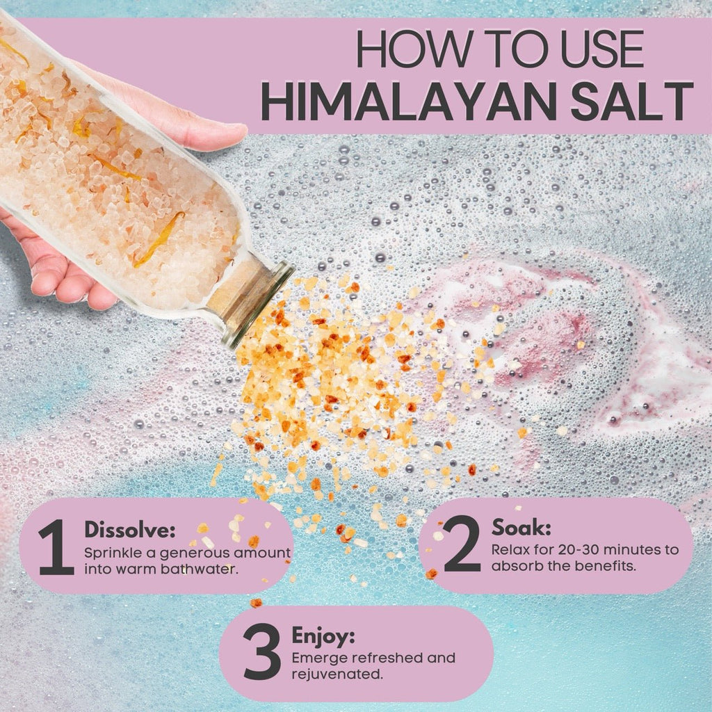 Lemongrass Himalayan Bath Salt 300g with Calendula