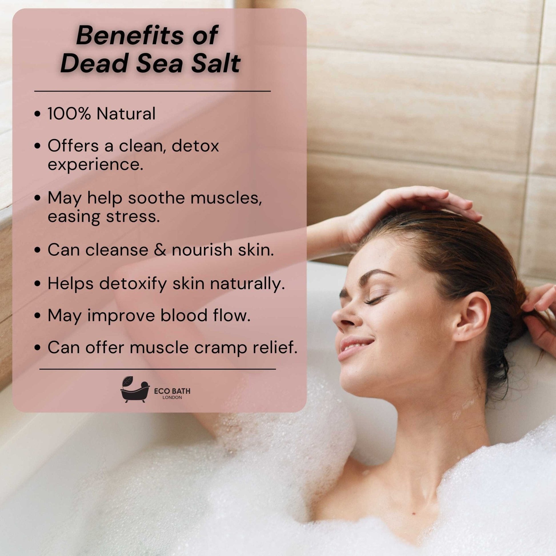 Muscular Dead Sea Salt Bath Soak 300g