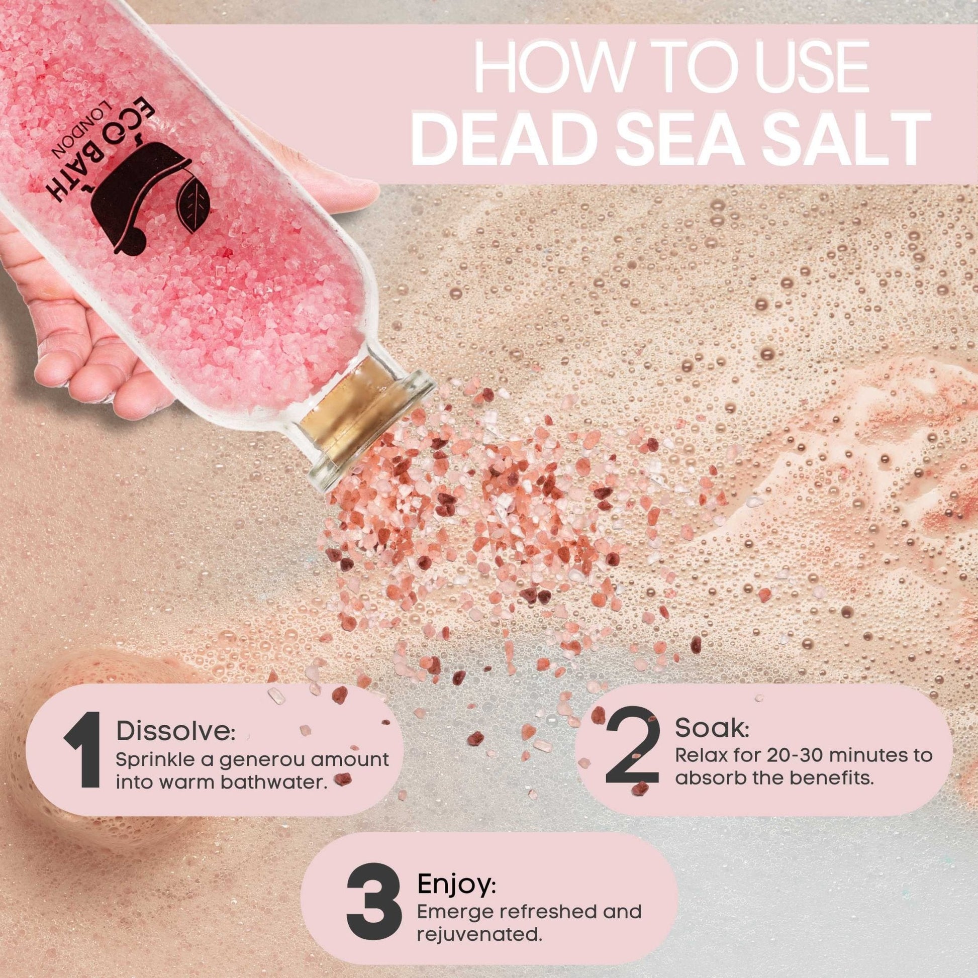 Muscular Dead Sea Salt Bath Soak 300g