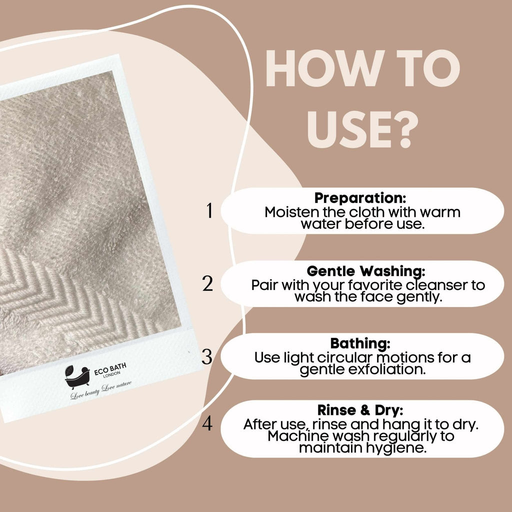 Organic Cotton Face Flannels 30x30cm