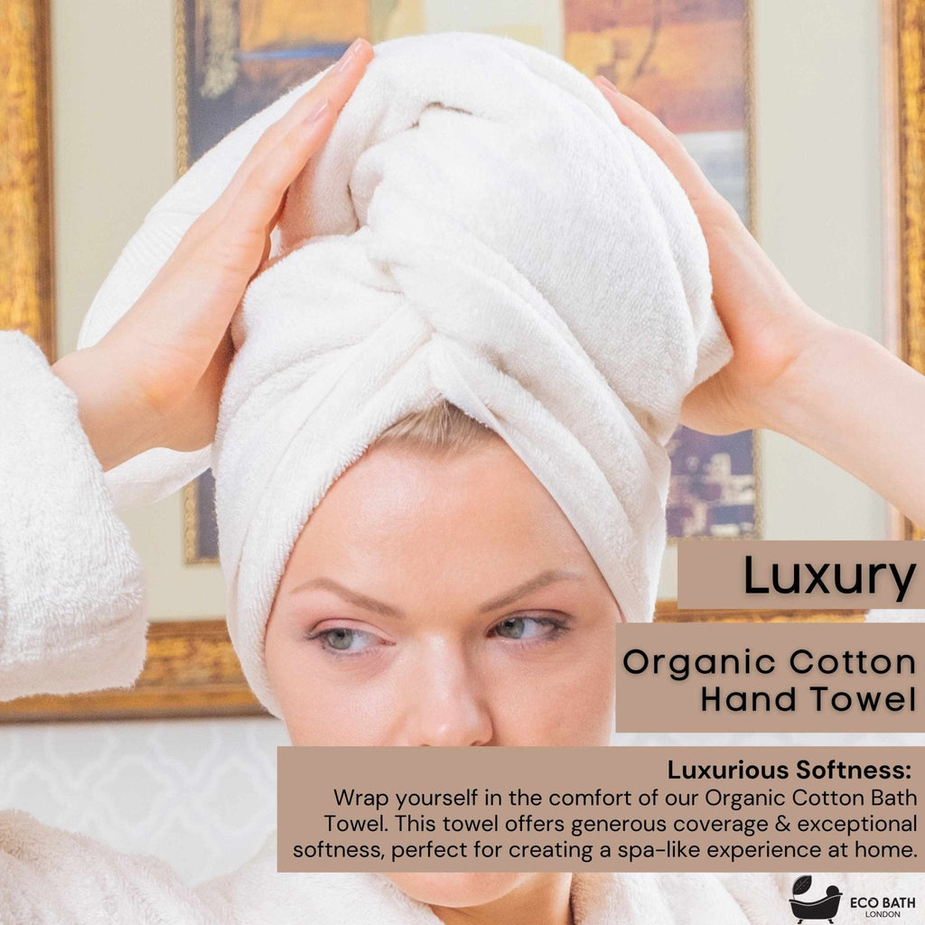 Organic Cotton Hand Towel 50x100cm