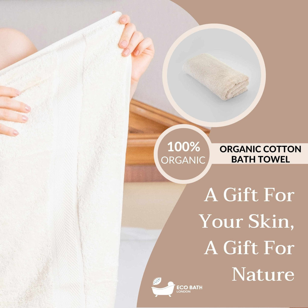 Organic Cotton Hand Towel 50x100cm