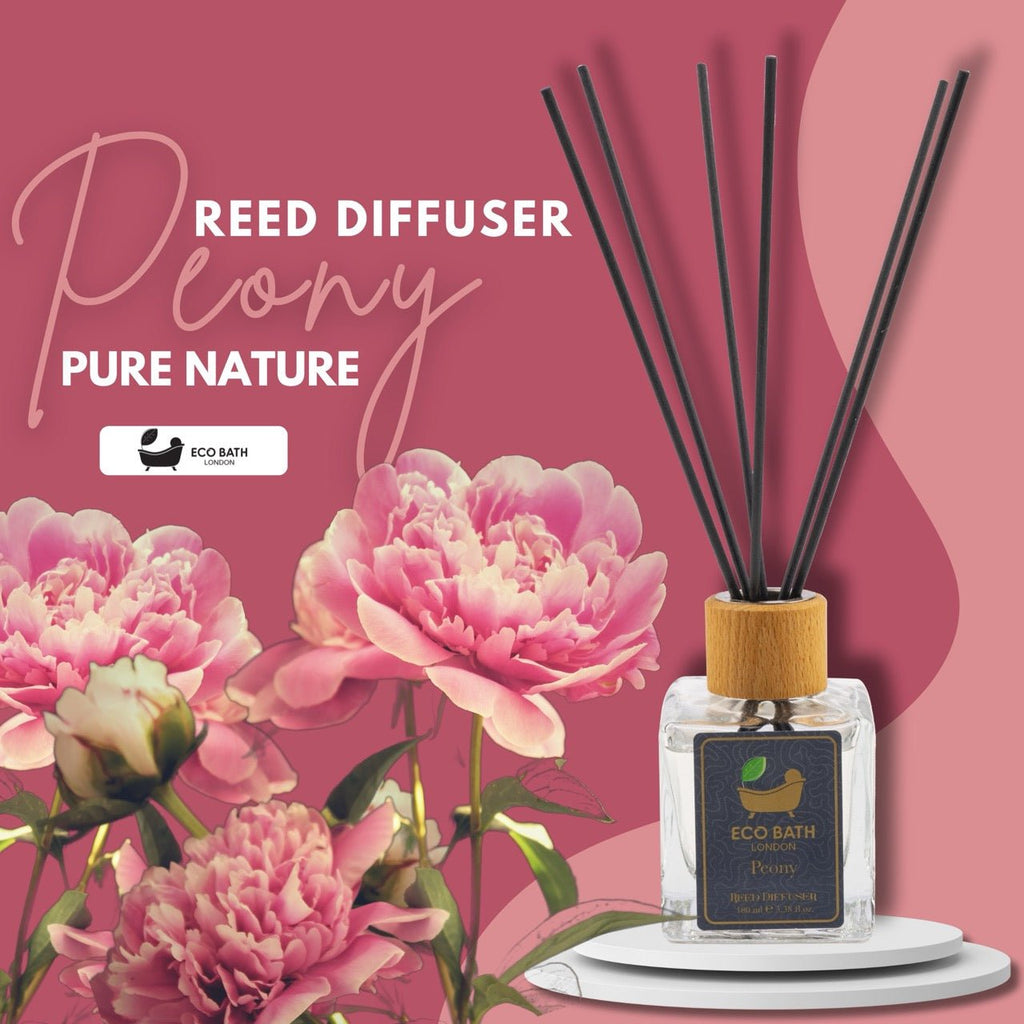 Peony Reed Diffuser 100ml Long Lasting Room Fragrance