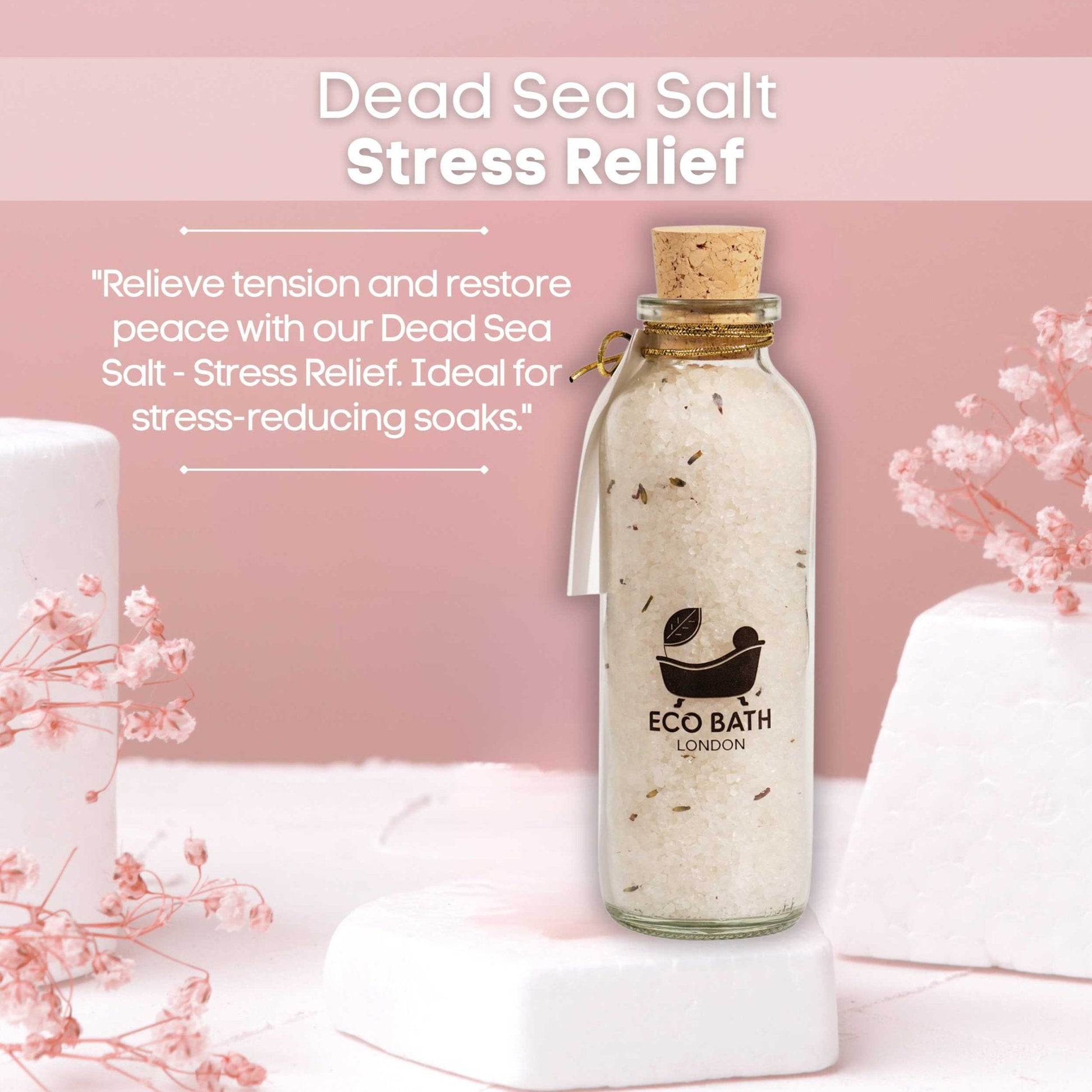Stress Relief Dead Sea Salt Bath Soak 300g