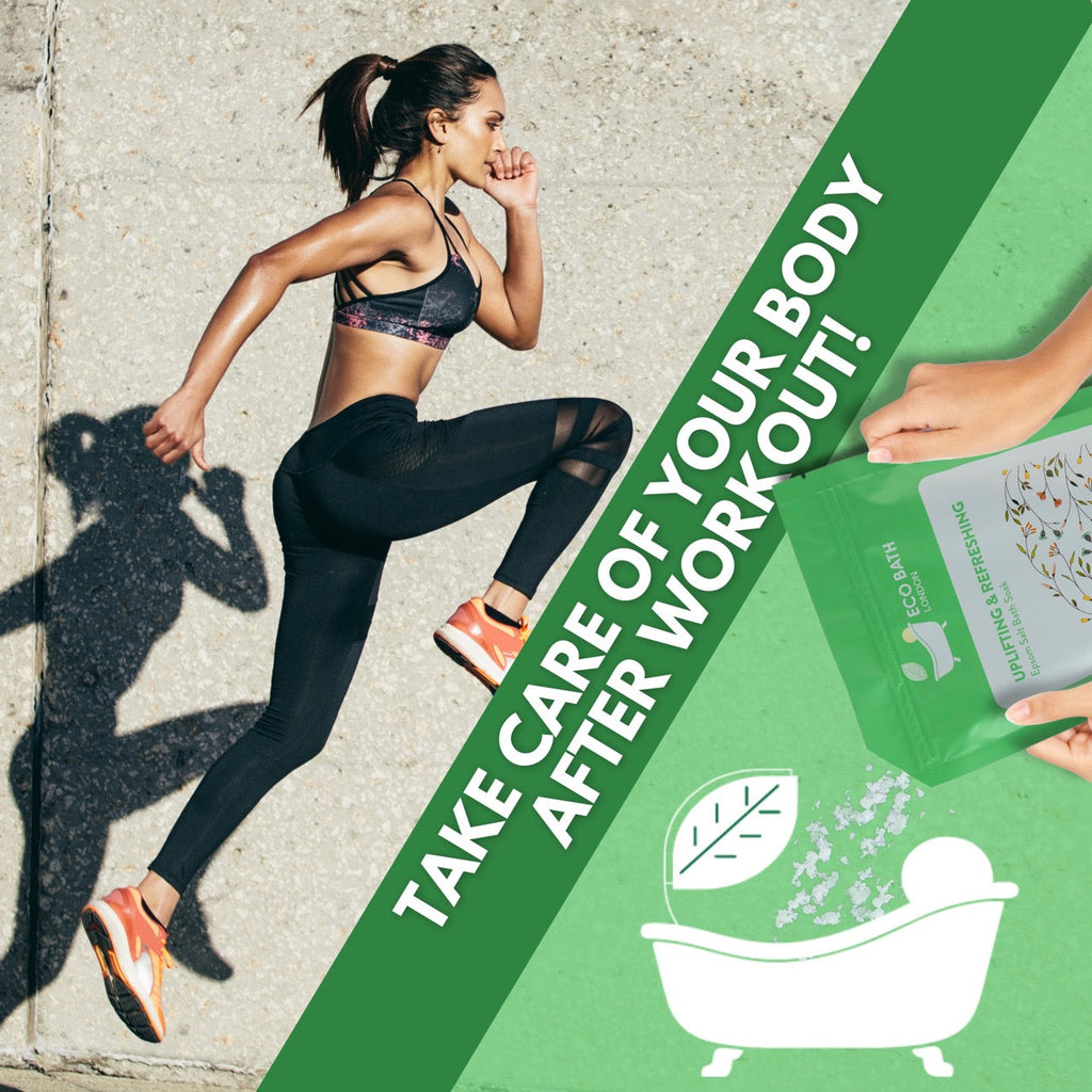 Uplifting and Refreshing Epsom Salt Bath Soak Pouch 500g and 1000g