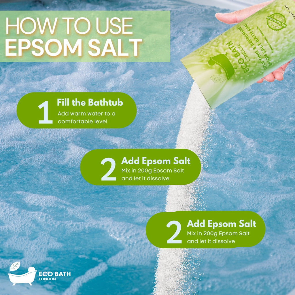 Uplifting and Refreshing Epsom Salt Bath Soak