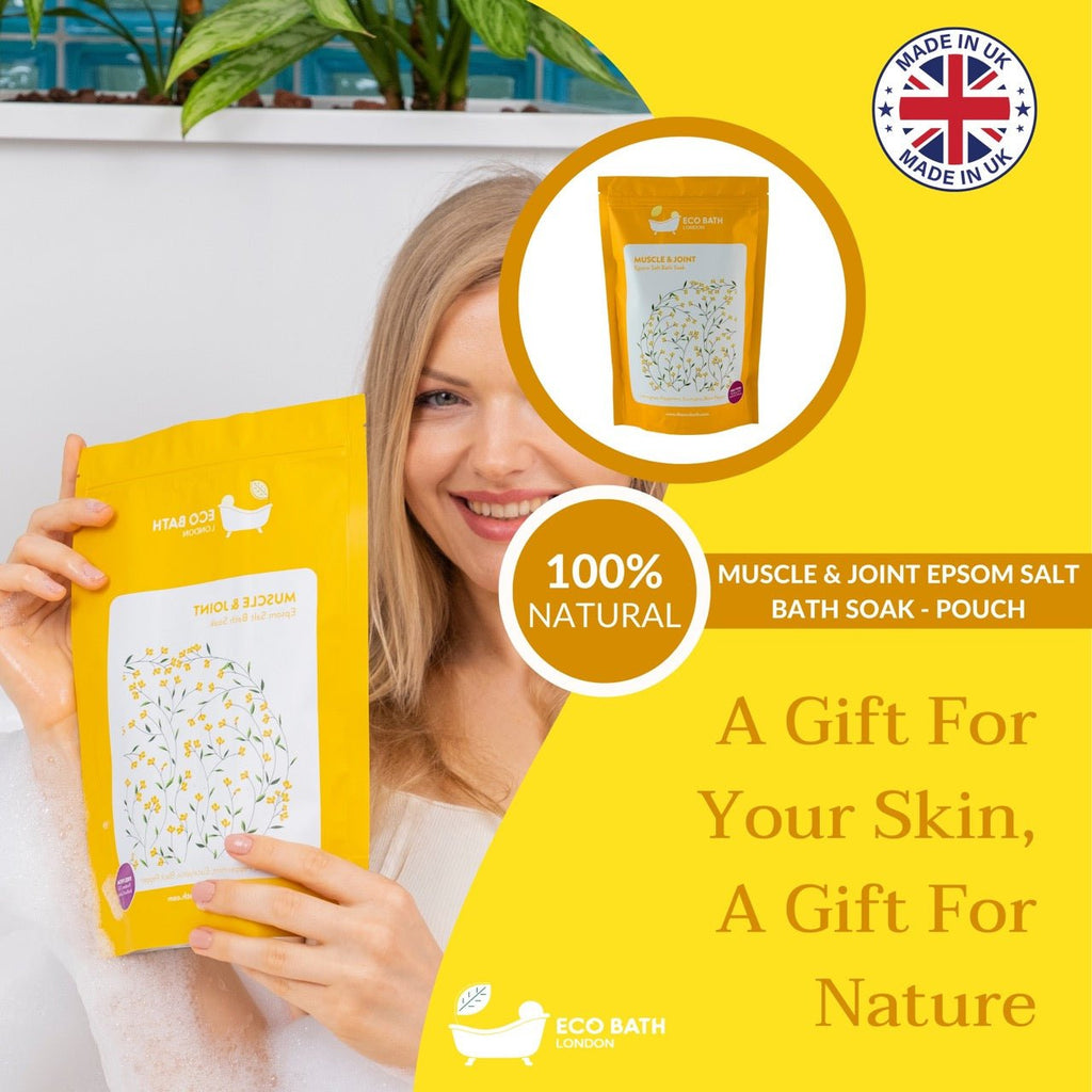 Muscle and Joint Epsom Salt Bath Soak 500g and 1000g Pouch