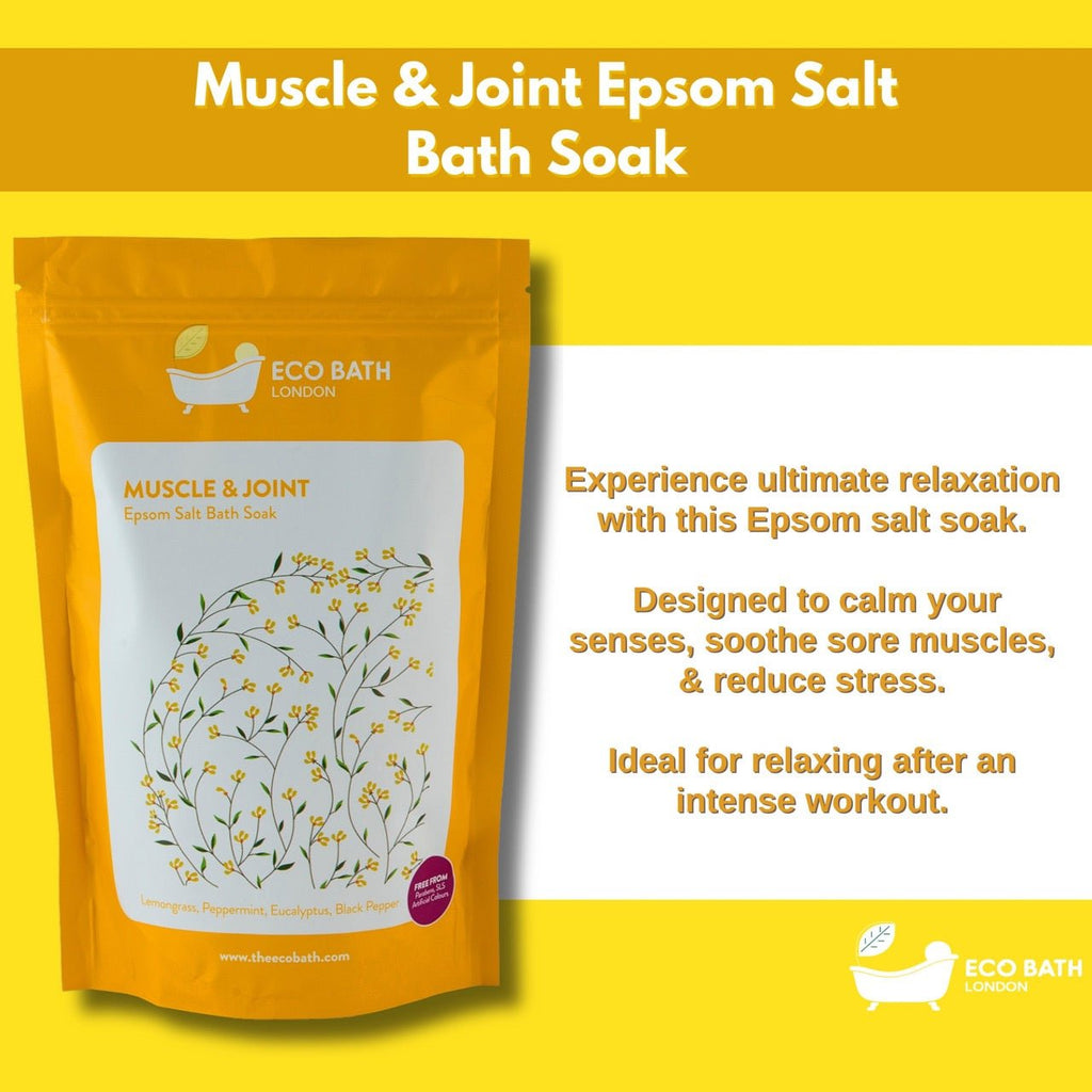 Muscle and Joint Epsom Salt Bath Soak 500g and 1000g Pouch
