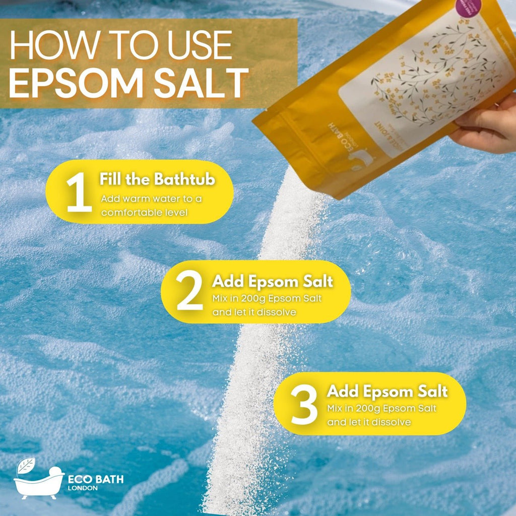 Muscle and Joint Epsom Salt Bath Soak 500g and 1000g Pouch