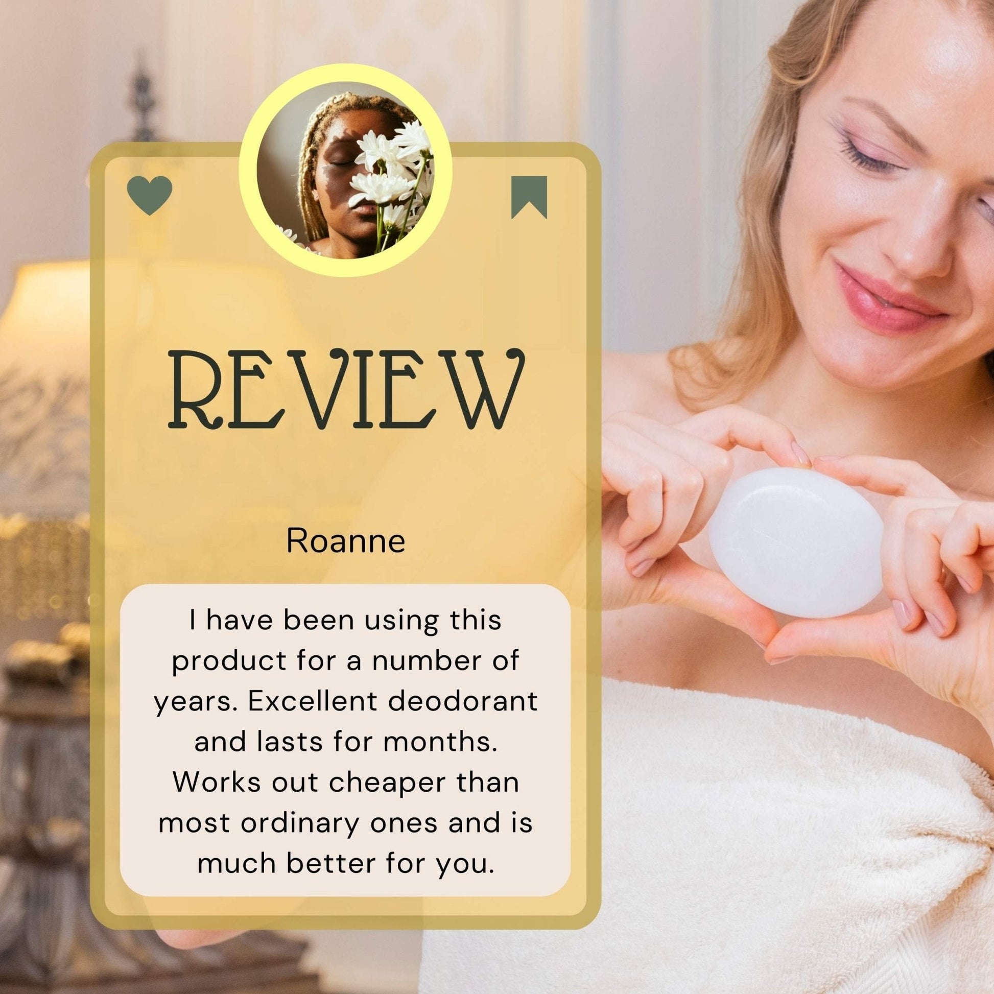 Natural Deodorant Stone 160g