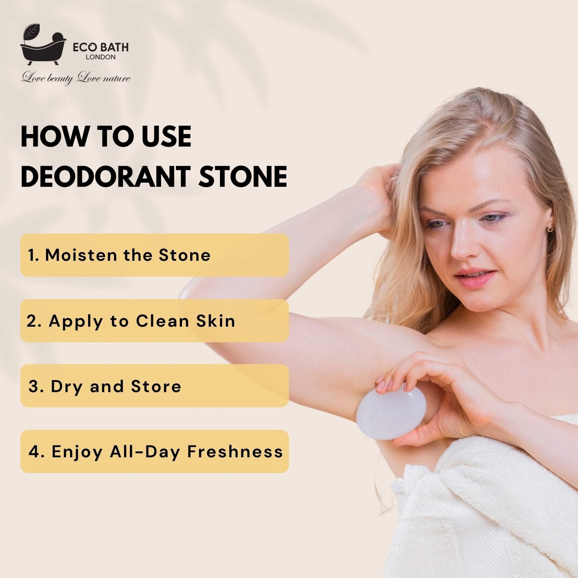 Natural Deodorant Stone 160g