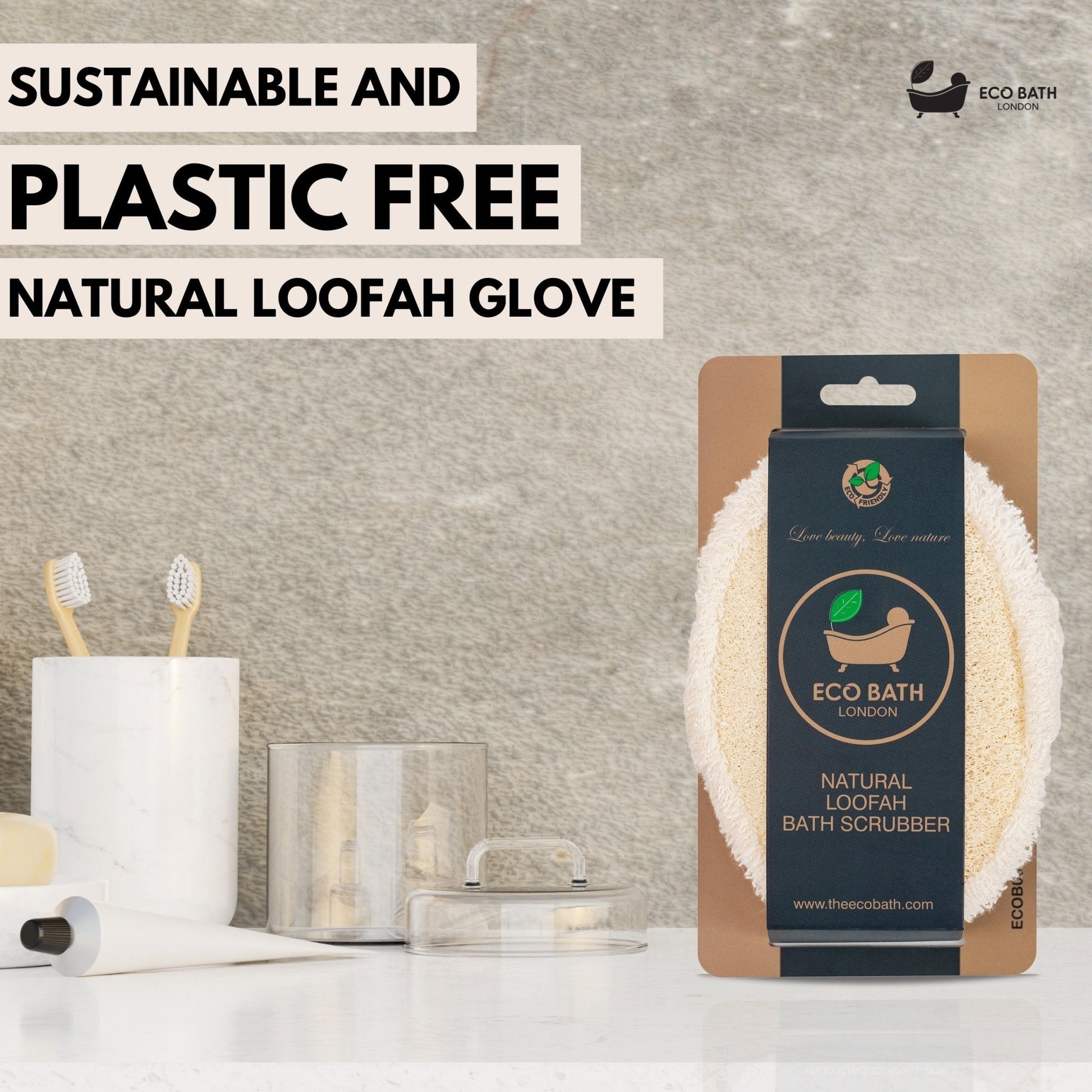 Natural Loofah Bath Scrubber