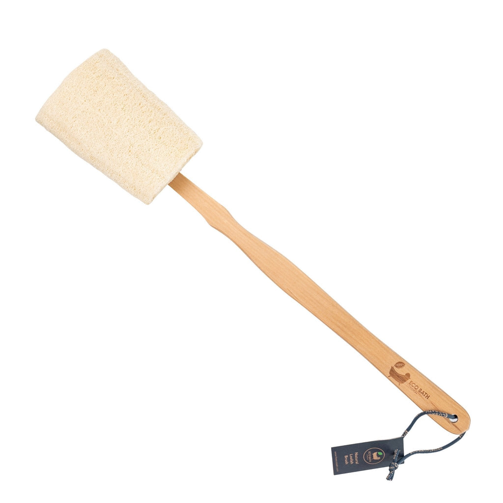 Natural Loofah Body Brush with Handle