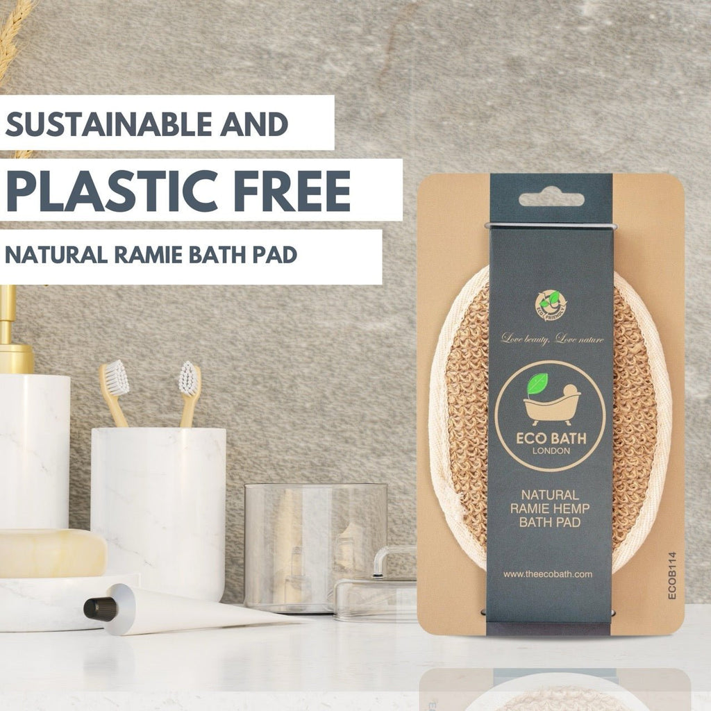 Natural Ramie Bath Pad for Smooth Glowing Skin