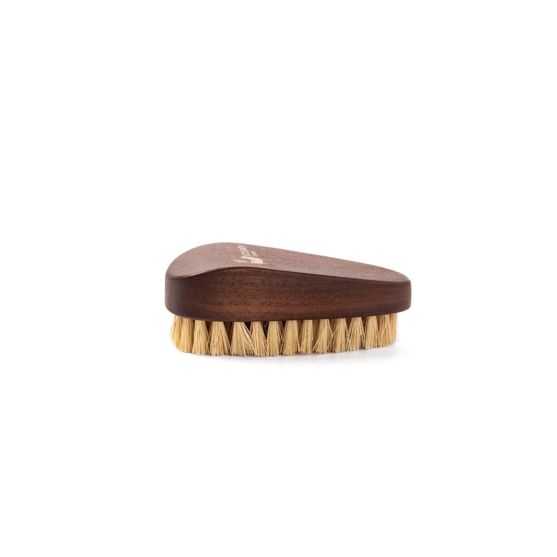 Natural Sisal Nail Brush in Beech, Walnut or Olive Wood