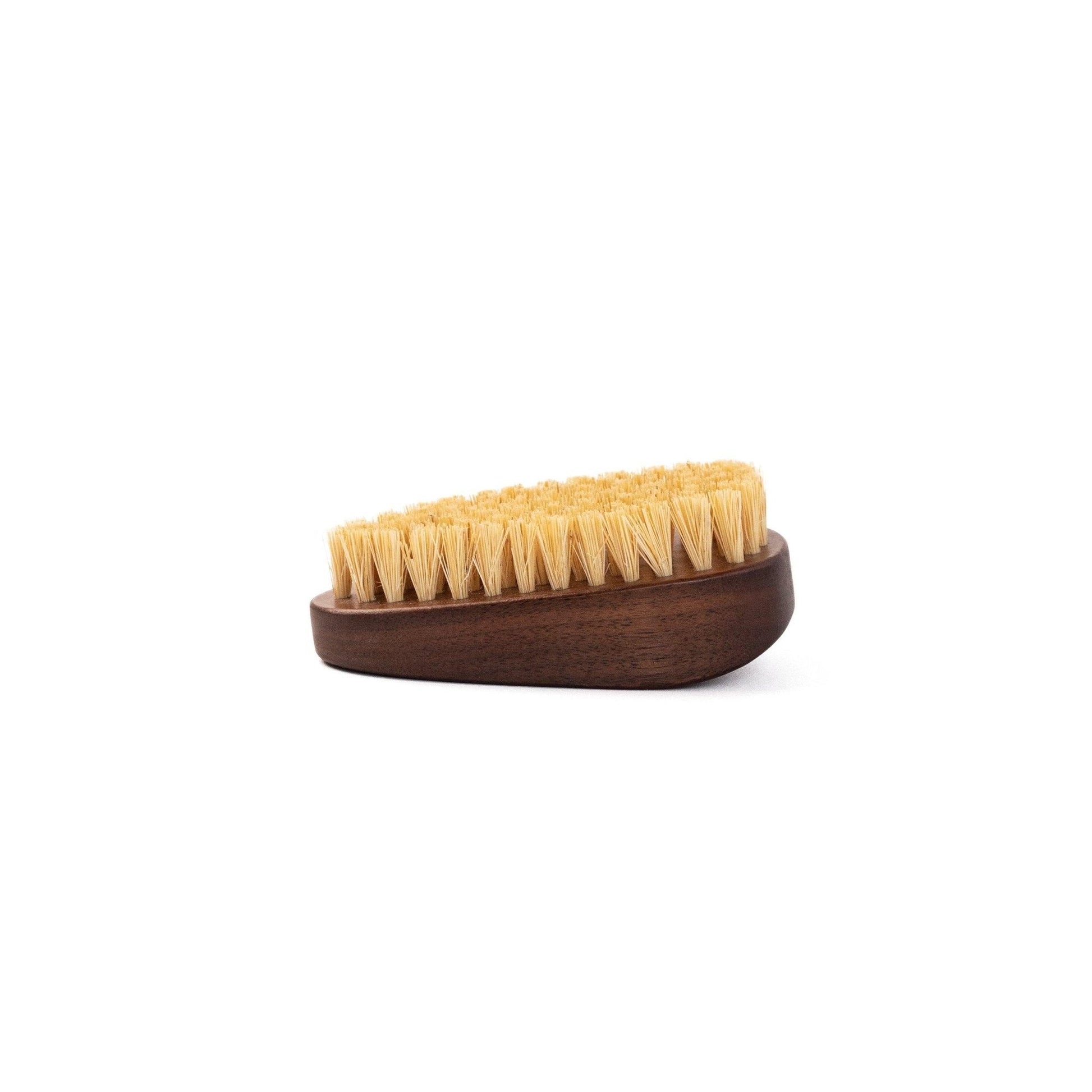 Natural Sisal Nail Brush in Beech, Walnut or Olive Wood