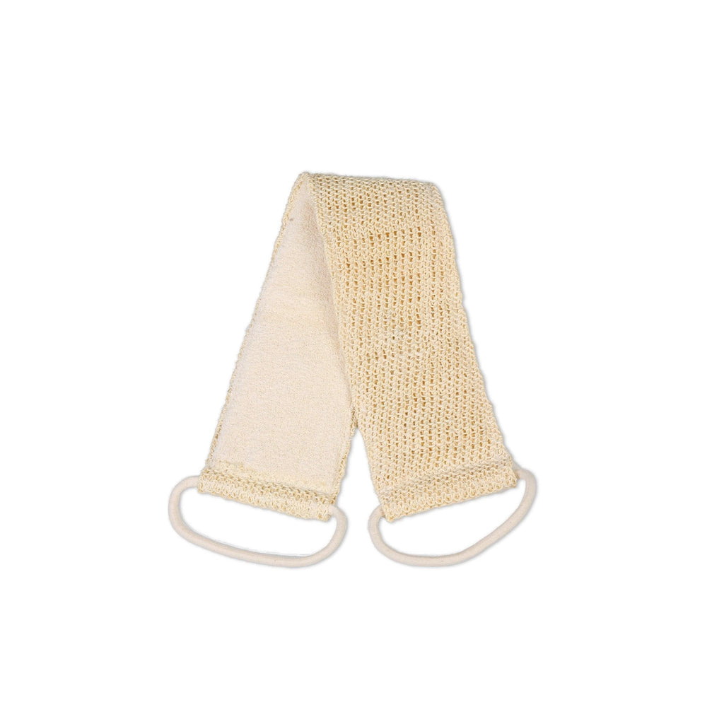 Natural Cotton and Sisal Back Strap Exfoliator