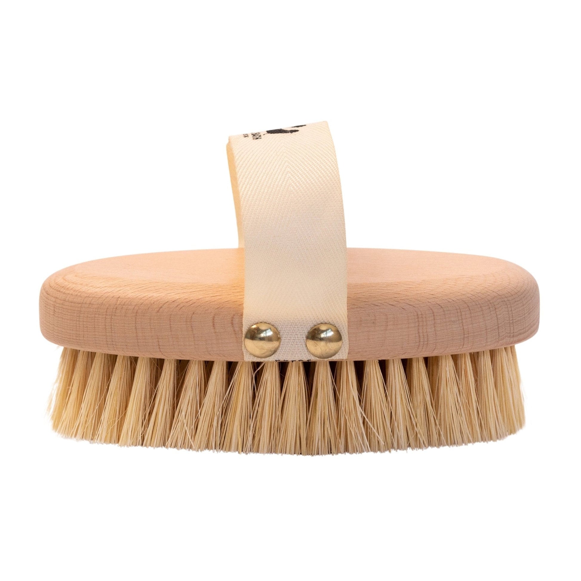 Natural Sisal Massage Hand Brush for Dry Brushing and Exfoliation
