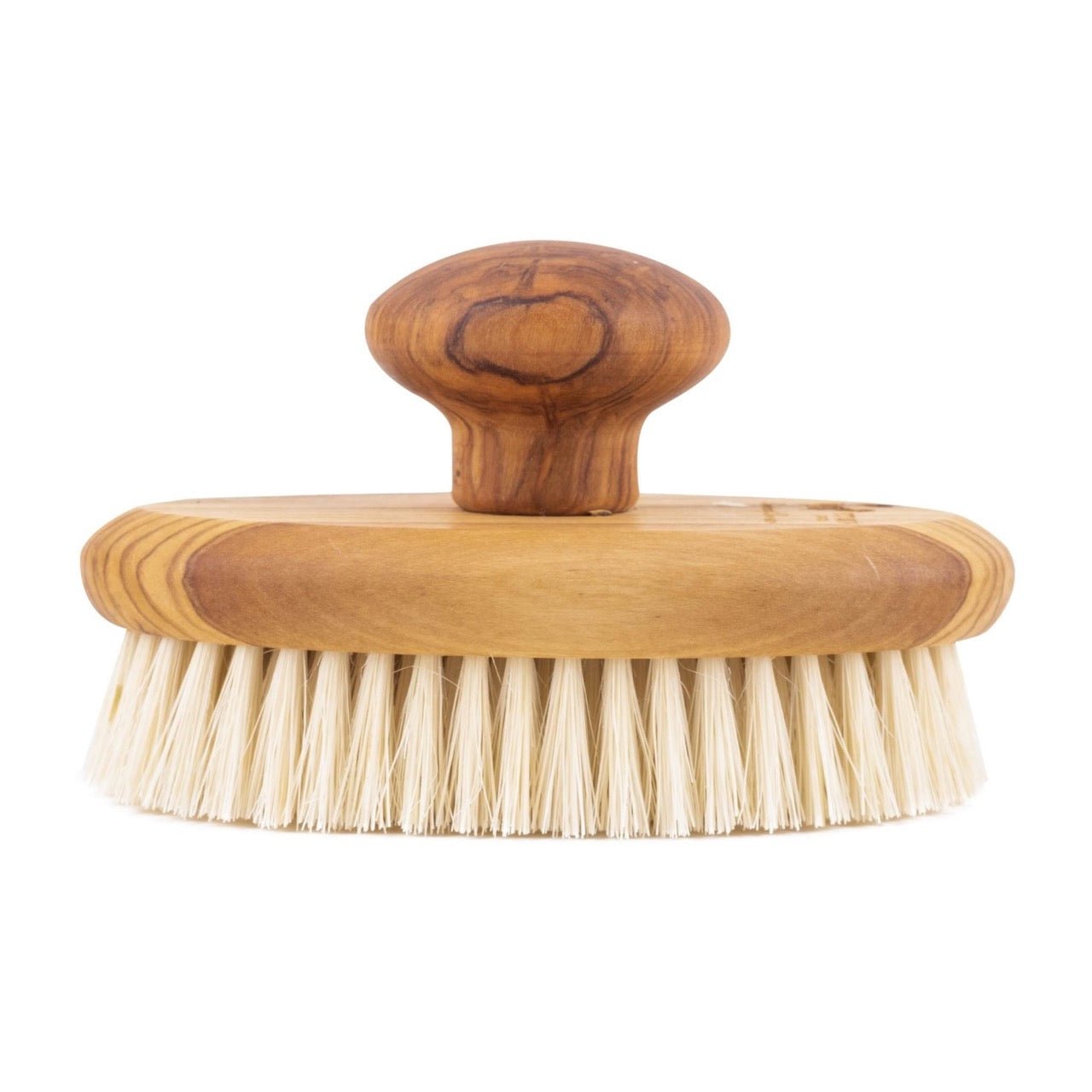 Eco Bath London Natural Sisal Olive Wood Hand Brush - Premium Olive Wood Sisal Hand Brush