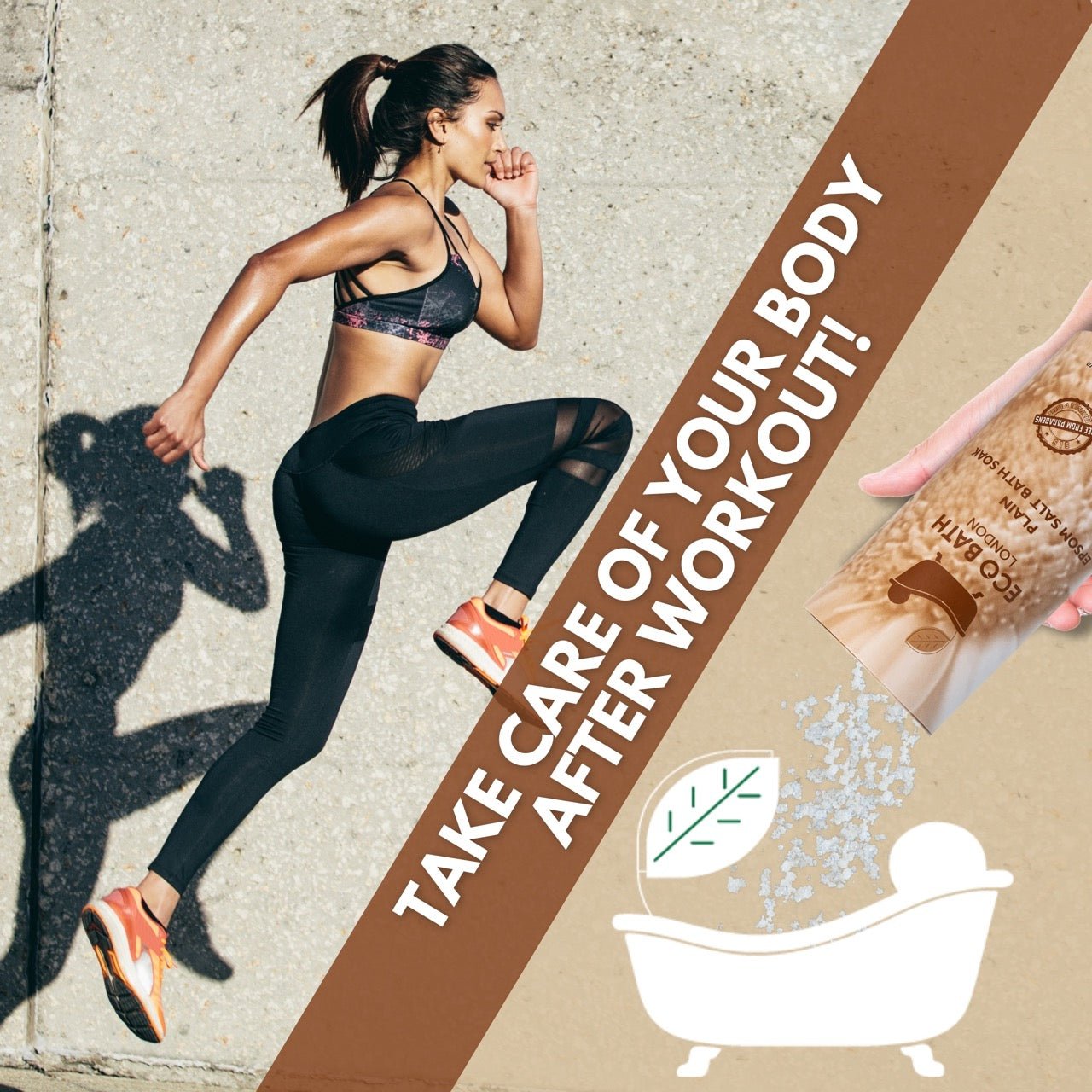 Plain Epsom Salt Bath Soak Tube