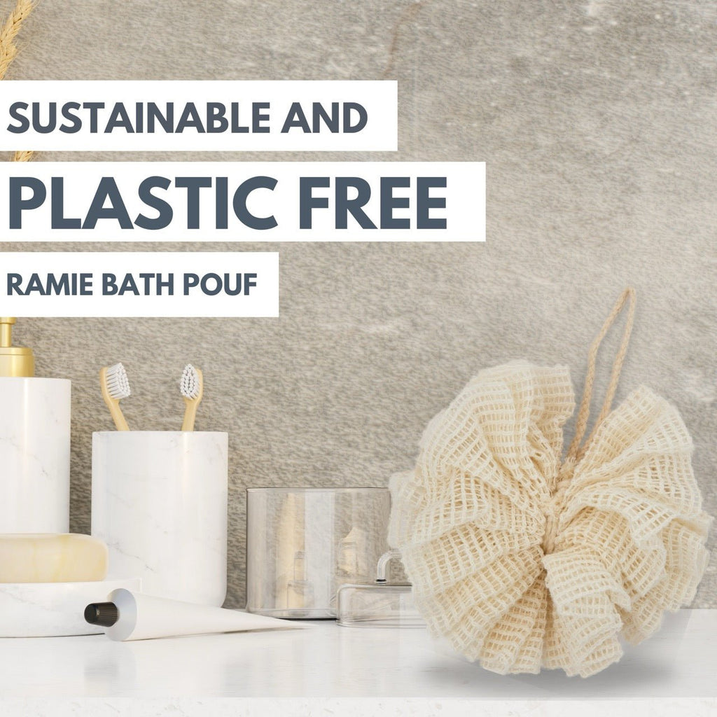 Ramie Bath Puff Soft Body Scrubber