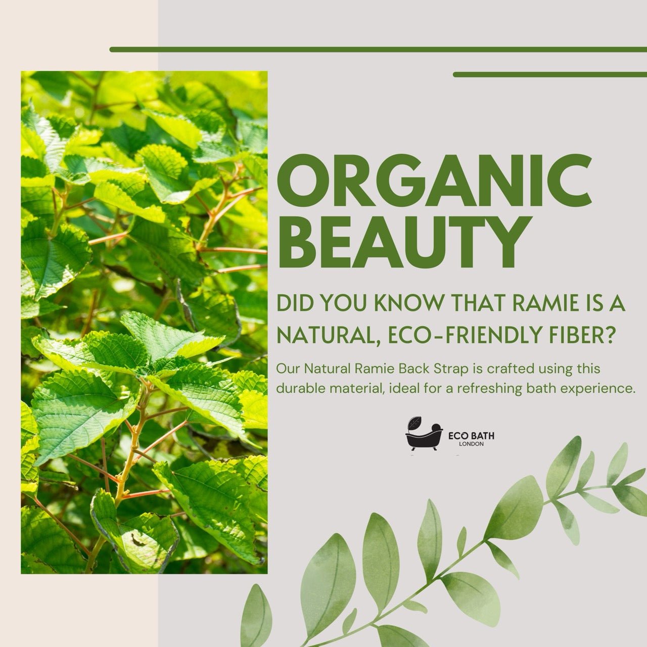 Ramie Bath Puff Soft Body Scrubber